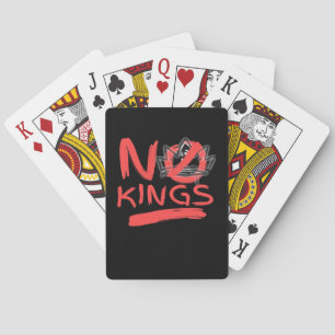 Eenvoudig schoon ontwerp zonder koning pokerkaarten