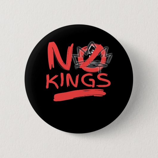 Eenvoudig schoon ontwerp zonder koning ronde button 5,7 cm (Voorkant)