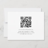 Eenvoudig schrijven QR Code Weduwschap RSVP (Achterkant)