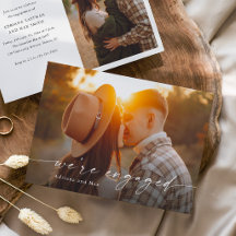 Eenvoudig script 2 foto bruiloft Verloving