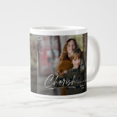Eenvoudig script 2 foto kerstvakantie grote koffiekop (Voorkant rechts)
