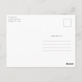 Eenvoudig script 3 Foto Collage Baby Dank Briefkaart (Achterkant)