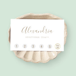 Eenvoudig script 6 Punch Customer Loyalty