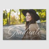 Eenvoudig script afstuderen magnetische aankondigi (Voorkant)