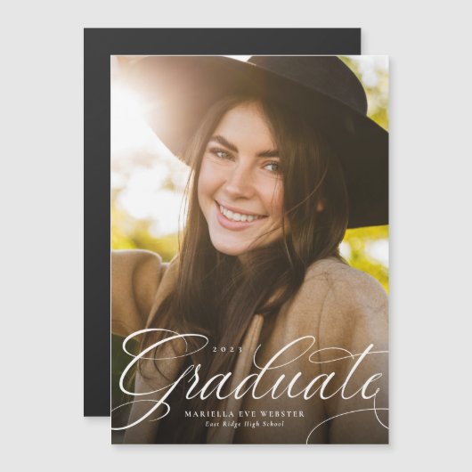 Eenvoudig script afstuderen verticale afstuderen m (Voorkant / Achterkant)