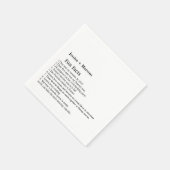 Eenvoudig script: bruiloft servetten (Hoek)