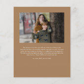 Eenvoudig script Cherish Photo Budget Kerstmis Kaa (Achterkant)