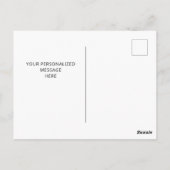 Eenvoudig Script Cute Heart Dank u Briefkaart (Achterkant)