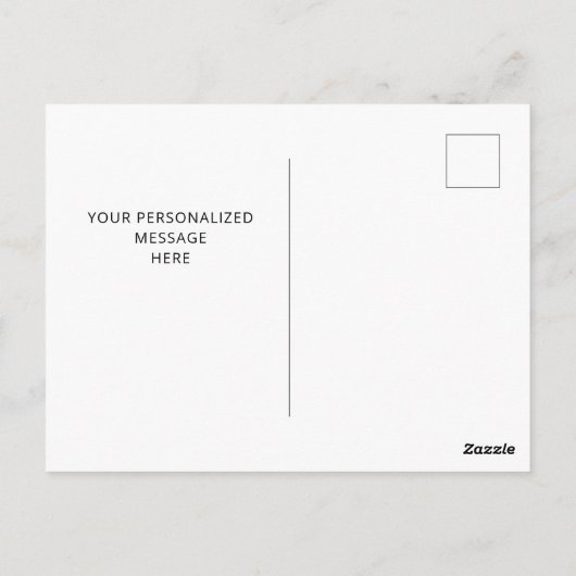 Eenvoudig Script Cute Heart Dank u Briefkaart (Achterkant)