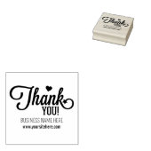 Eenvoudig script dank u, aangepaste business rubberstempel (Gestempeld)