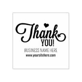 Eenvoudig script dank u, aangepaste business rubberstempel (Afrduk)