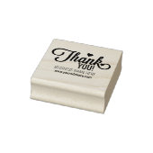 Eenvoudig script dank u, aangepaste business rubberstempel (Stempel)
