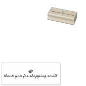 Eenvoudig script dank u, verpakking rubberstempel (Gestempeld)