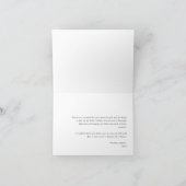 Eenvoudig script | Elegant gepersonaliseerd Bedankkaart (Binnen)