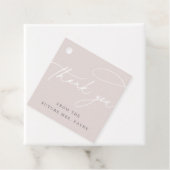 Eenvoudig script | Elegante gepersonaliseerde dank Bedankjes Labels (In situ)