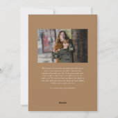 Eenvoudig script elke moment Foto Kerstmis Feestdagenkaart (Achterkant)