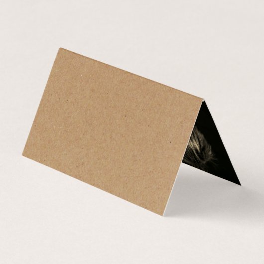 Eenvoudig script foto bruiloft Hartelijk dank Visitekaartje (Achterkant)