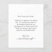 Eenvoudig script foto-budget bruiloft Hartelijk da (Achterkant)