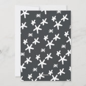 Eenvoudig script  foto moderne kerst feestdagenkaart (Achterkant)