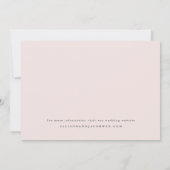 Eenvoudig script foto Weddenschap Kaart (Achterkant)