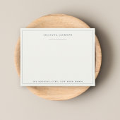 Eenvoudig script Gepersonaliseerd briefpapier Mari Notitiekaartje