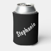 Eenvoudig script Halloween Skull en Jack-O-Lantern Blikjeskoeler (Blikje Achterkant)