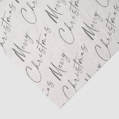 Eenvoudig script handgeschreven Prettig Kerstfeest Tissuepapier (Detail)