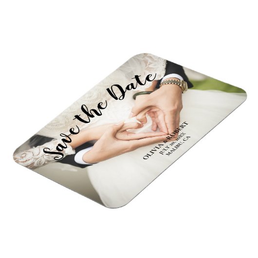 Eenvoudig script - hart Opslaan Datum Magneet (Linkerzijde)