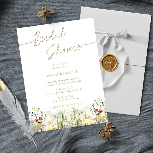 Eenvoudig script in Elegant Floral Vrijgezellenfee Kaart