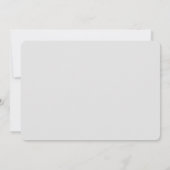 Eenvoudig Script Initiaal Modern Vrijgezellenfeest Kaart (Achterkant)