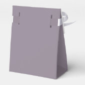 Eenvoudig script Lila Bedankt Favor Box Bedankdoosjes (Achterkant)