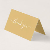 Eenvoudig script, Logo/Afbeelding - Hartelijk dank Visitekaartje (Voorkant)