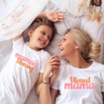 Eenvoudig script matching moeder moederdag tshirt<br><div class="desc">Eenvoudig script matching moeder moederdag tshirt</div>