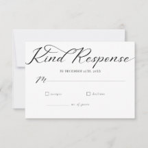 Eenvoudig script minimalistische klassieke bruilof