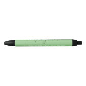 Eenvoudig script - Mint Green - Company/Event Zwarte Inkt Pen (Voorkant)