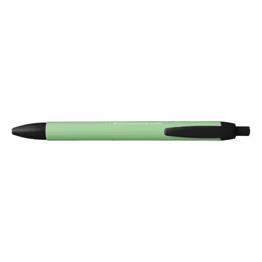 Eenvoudig script - Mint Green - Company/Event Zwarte Inkt Pen (Achterkant)