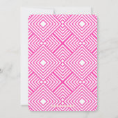 EENVOUDIG SCRIPT moderne Bat Mitzvah zwart fel roz Kaart (Achterkant)