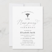 Eenvoudig script moderne verpleegkundige pinning c kaart (Voorkant)