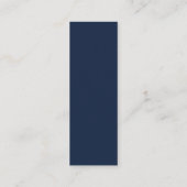 Eenvoudig script - Navy Blue & White Gift Labels (Achterkant)