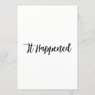 Eenvoudig script Net gehuwde website RSVP-ontvangs Kaart