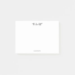 Eenvoudig script om lijstnaam te doen Post it Note