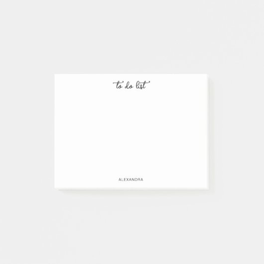 Eenvoudig script om lijstnaam te doen Post it Note (Voorkant)