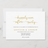 Eenvoudig script | Ontvangst bruiloft uitnodiging (Voorkant)