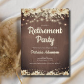 Eenvoudig Script Rustieke Uitnodiging van het Pens