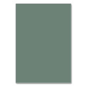 Eenvoudig script tabelnummer bruiloftsbevestiging kaart (Achterkant)