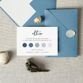 Eenvoudig script Trouwjurk Code Gastenkleding Informatiekaartje