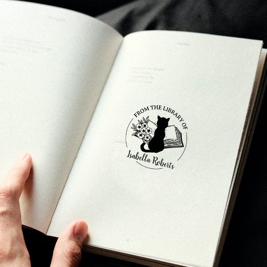 Eenvoudig script uit de bibliotheek van, kattenboe rubberstempel