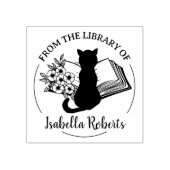 Eenvoudig script uit de bibliotheek van, kattenboe rubberstempel (Afrduk)
