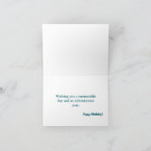 Eenvoudig Script Verjaardag Foto Wenskaart Kaart (Binnen)