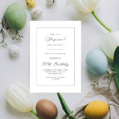 Eenvoudig script Verrassing 90e verjaardag Zwart W Kaart